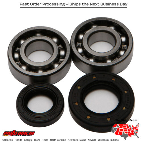 All Balls  CRANKSHAFT BEARING/SEAL KIT Kawasaki KDX 50 2003-2006 Kawasaki KFX 50 2003-2006 Suzuki Lt-A50 QuadMaster 2002-2005 Suzuki Lt50 Quadrunner 1984-1987 Suzuki Jr50 1978-2006