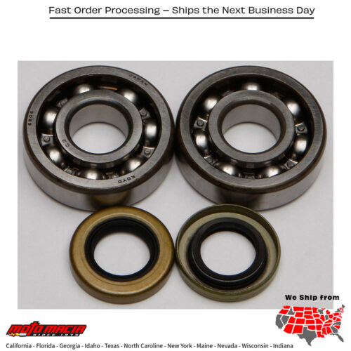 All Balls  CRANKSHAFT BEARING/SEAL KIT KTM 60 Sx 1998-2000 KTM 65 SX 1998-2008 KTM 65 XC 2008-2008