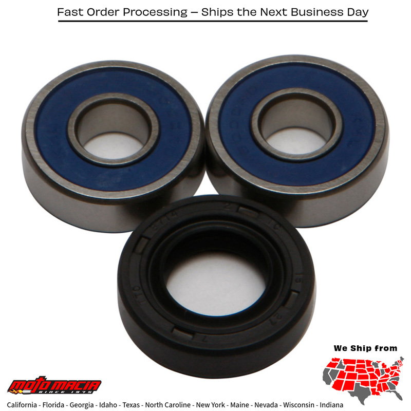 FRONT/REAR WHEEL BEARING/SEAL KIT Kawasaki KDX 50 2003-2006 Suzuki Jr50 1978-2006