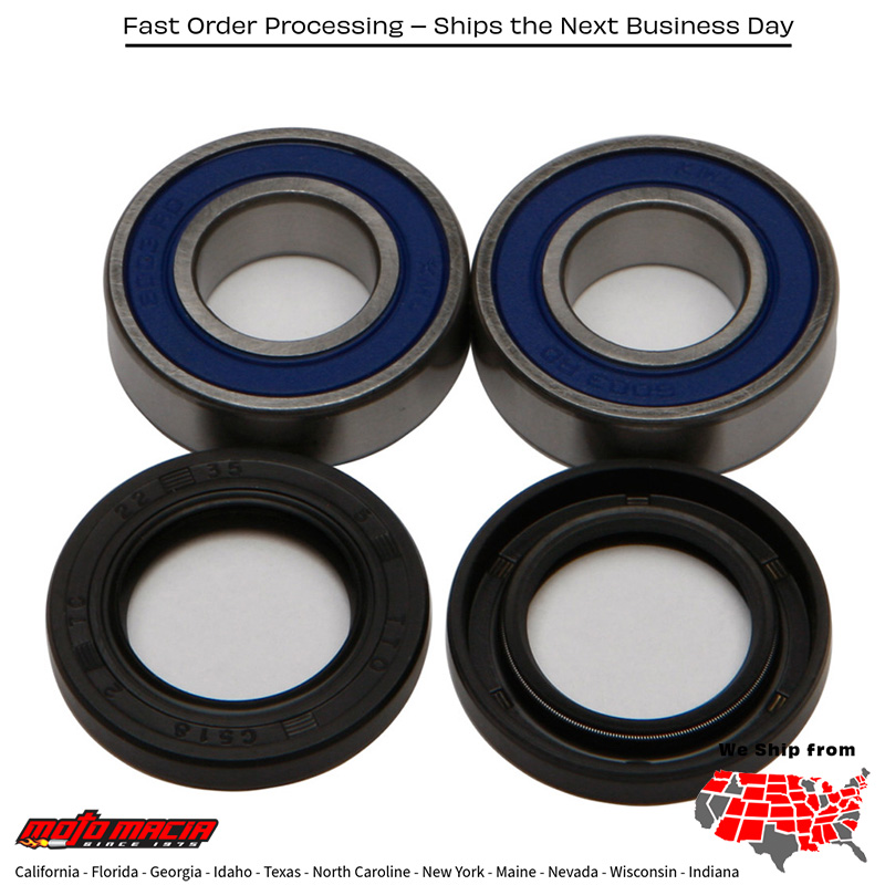 WHEEL BEARING & SEAL KIT Arctic Cat Alterra 90 2017-2017 Arctic Cat 150 2009-2017 Honda ATC90 1973-1978 Kymco MXU 150 2005-2008 Kymco Mxer 150 2004-2005 Arctic Cat 150 Utility 2x4 2009-2017 Kymco Mongoose 150 2010-2010