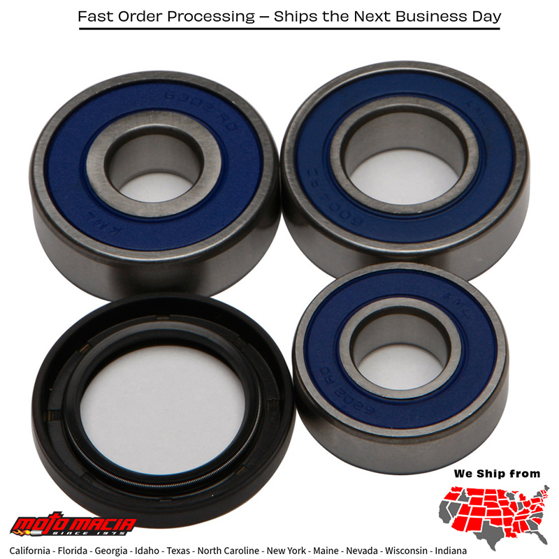 REAR WHEEL BEARING/SEAL KIT Honda CMX250 Rebel 250 1985-2016 Yamaha RX Warrior LE 2005-2005 Yamaha VMax 600 Deluxe 2001-2001