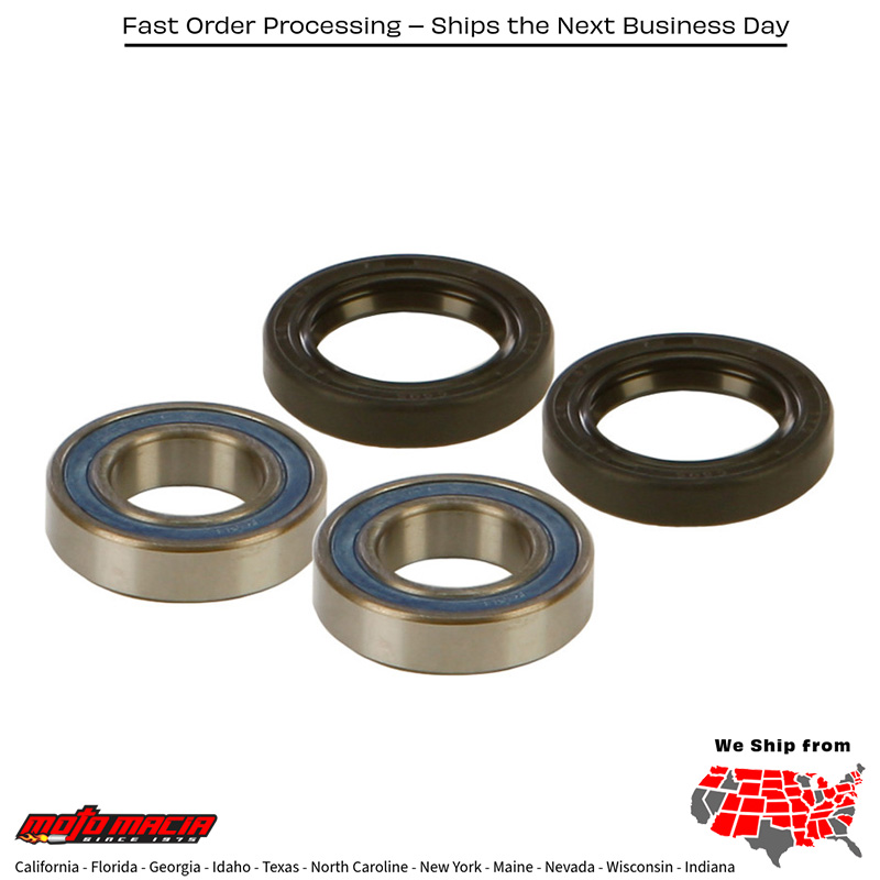 FRONT WHEEL BEARING/SEAL KIT Yamaha YZ250X 2016-2022 Yamaha YZ426F 2000-2002 Yamaha YZ400F 1998-1999 Yamaha YZ125 1998-2022 Yamaha YZ250 1998-2022 Yamaha YZ250F 2001-2013 Yamaha YZ450F 2003-2013 Yamaha YZ125X 2020-2022