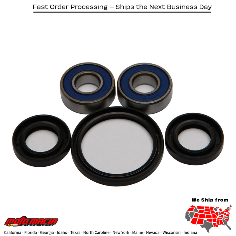 All Balls WHEEL BEARING & SEAL KIT Yamaha XV500 Virago 1983-1983 Honda ATC70 1973-1985 Suzuki AN400 Burgman 2009-2016