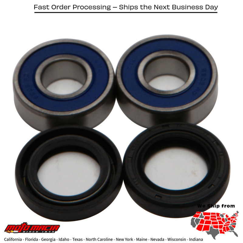 All Balls WHEEL BEARING & SEAL KIT Kawasaki BN125 Eliminator 2001-2007 Yamaha Rt180 1990-1993 Kawasaki KZ200 1978-1979