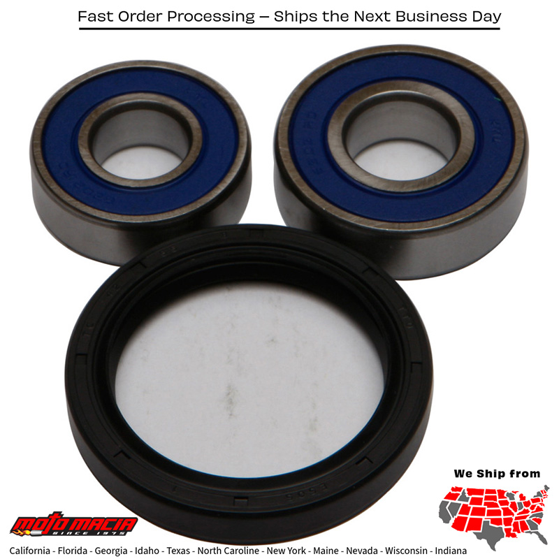 All Balls FRONT WHEEL BEARING/SEAL KIT Kawasaki KLR650 1987-2018 Kawasaki KLR250 1985-2005