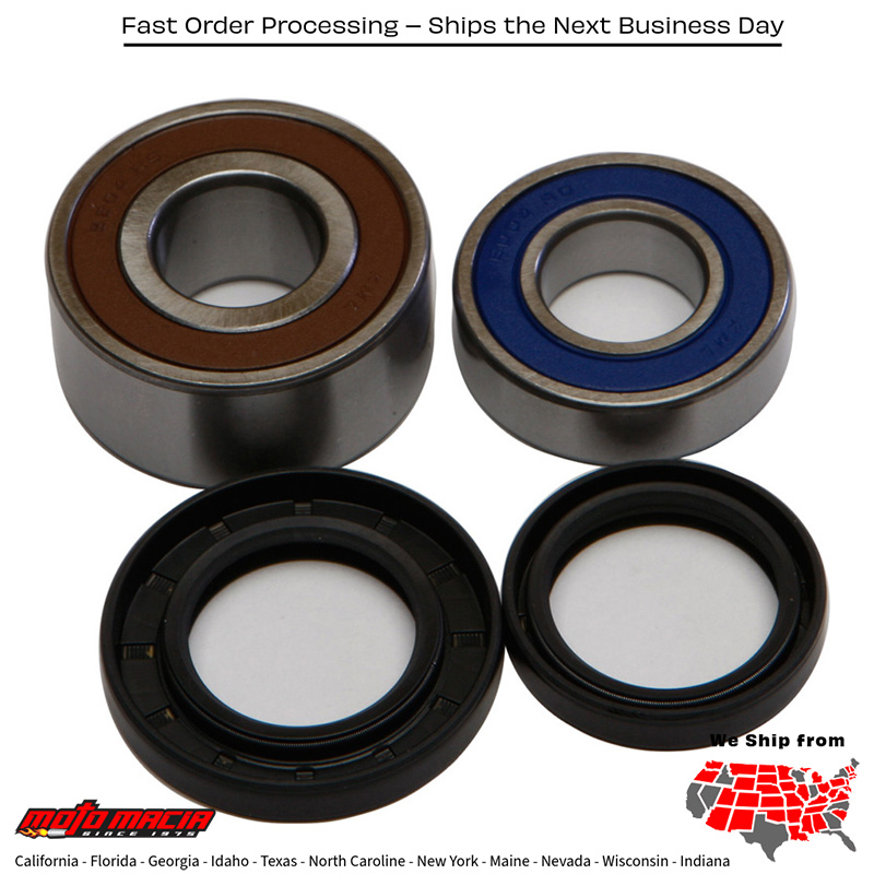 All Balls REAR WHEEL BEARING/SEAL KIT Honda CR500R 1989-1989 Honda CR250R 1989-1989