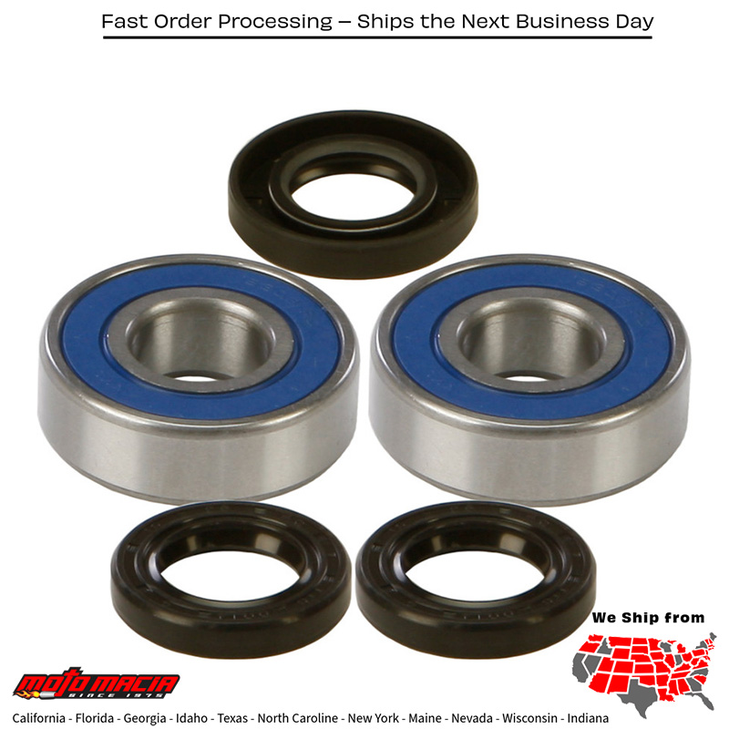 All Balls FRONT WHEEL BEARING/SEAL KIT BMW F650GS 2001-2010 BMW F650GS Dakar 2001-2007 BMW F650GS ABS 2001-2005 BMW F650GS Dakar ABS 2002-2005 Kawasaki KZ1000E Shaft 1979-1980 Kawasaki KZ900/Z1 1973-1975 Kawasaki H2 Mach IV 1972-1975 Honda