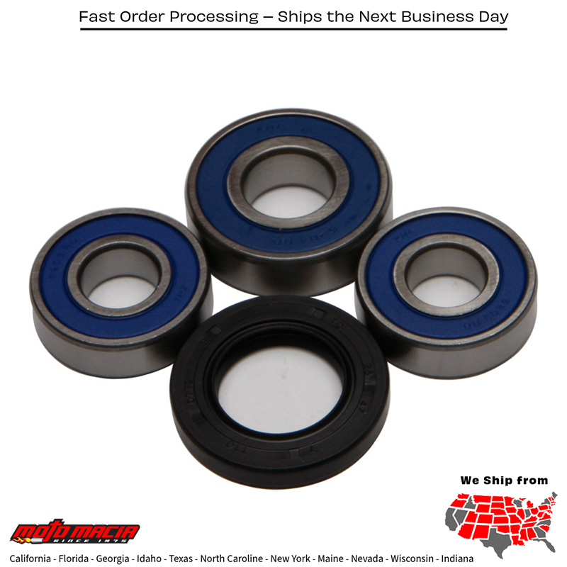 All Balls REAR WHEEL BEARING/SEAL KIT Honda XL250R 1982-1987 Honda XL600R 1983-1987 Honda XL350R 1984-1985 Honda XL500R 1982-1982 Honda VTR250 Interceptor 1988-1990 Hyosung GT250 2003-2018 Hyosung GT250R 2005-2018 Hyosung GT650 2006-2018 H