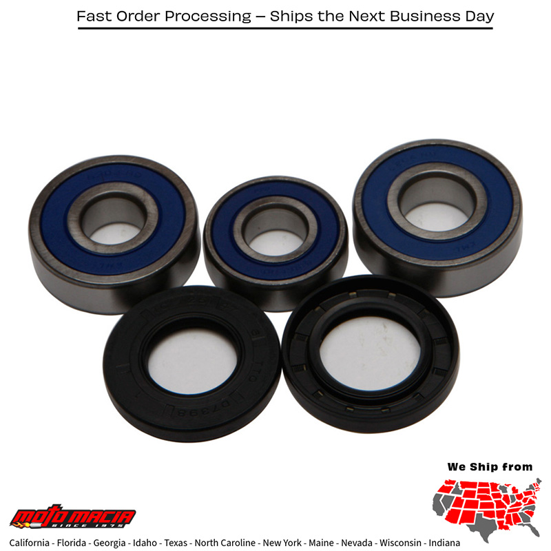 All Balls REAR WHEEL BEARING/SEAL KIT Hyosung ST7 2010-2018 Hyosung ST7 Deluxe 2010-2018 Yamaha Venture 600 2001-2001 Honda GB500 1989-1990 Honda CMX450 Rebel 450 1986-1987 Yamaha FZR400 1988-1990 Yamaha VK 540 III 2001-2001