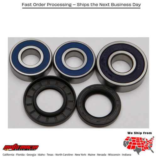 All Balls  REAR WHEEL BEARING/SEAL KIT Honda CBR650FA ABS 2014-2018 Honda CB900F 919 2002-2007 Honda VTR1000 Super Hawk 1997-2005 Honda CBR600F F4 1999-2000 Honda CBR900RR 1996-1999 Honda CBR600F F3 1997-1998 Honda CBR650F 2014-2018 Honda C