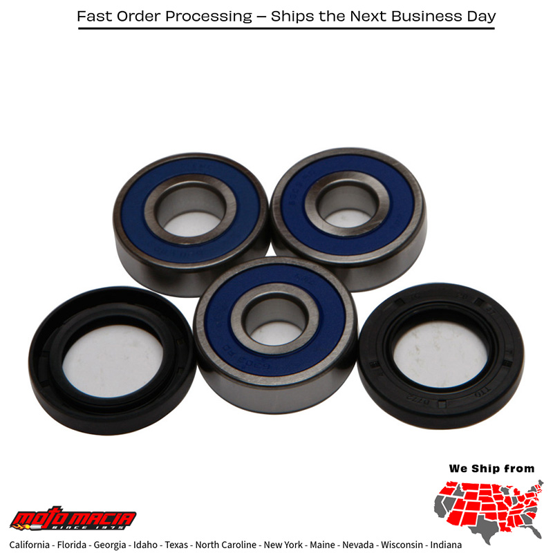 All Balls REAR WHEEL BEARING/SEAL KIT Honda VT600C Shadow VLX 1988-2007 Honda VT600CD Shadow VLX Deluxe 1993-2007 Honda CB750 Nighthawk 1991-2003 Honda CBR600F 1990-1990 Honda VF500F Interceptor 1984-1986 Honda VF500C V30 Magna 1984-1985 H