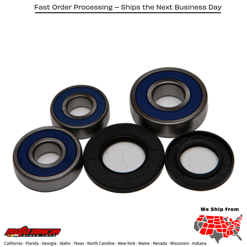 All Balls REAR WHEEL BEARING KIT Honda VF750C Magna 1994-2002 Honda VFR750F Interceptor 1986-1986 Honda VF750CD Magna Deluxe 1995-1996 Honda CBR1000F Hurricane 1987-1988 Honda VFR700F Interceptor 1986-1987 Honda VF1000F Interceptor 1984-19