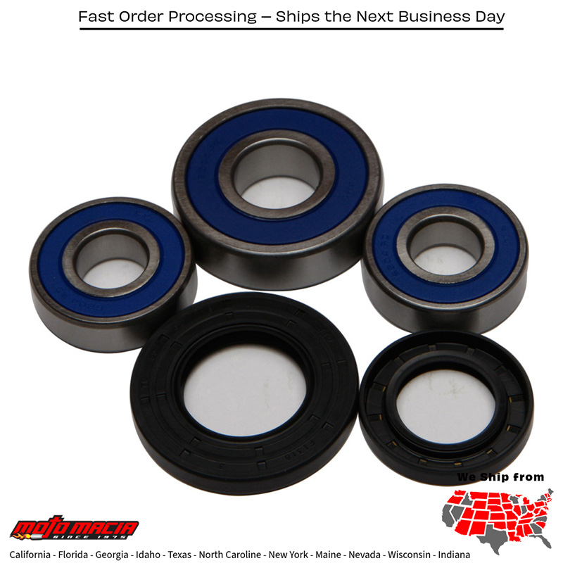 All Balls REAR WHEEL BEARING/SEAL KIT Suzuki GSX-R600 1992-1993 Suzuki GSX-R750 1993-1995 Suzuki GSX650F 2008-2009 Suzuki SV650S 2006-2009 Suzuki SV650 2003-2020 Suzuki SV650A ABS 2007-2020 Suzuki GSF1200S Bandit 1996-2006 Suzuki GSF600S B