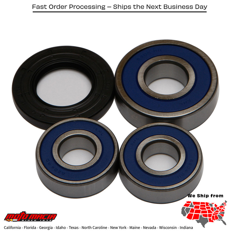 All Balls REAR WHEEL BEARING/SEAL KIT Suzuki GSX-R750 1988-1992 Suzuki GSX-R1100 1988-1992 Suzuki GSX1100F Katana 1988-1993 Polaris Frontier Classic 2003-2003 Ski-Doo MX Z 583 1996-1996 Ski-Doo Grand Touring 500 1996-1996 Ski-Doo Mach I 19