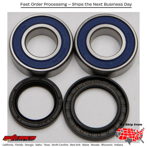 All Balls  WHEEL BEARING & SEAL KIT Kawasaki KLF250 Bayou [SRA] 2003-2011 Kawasaki KLF300C Bayou 4X4 [SRA] 1989-2005 Kawasaki KLF220 Bayou [SRA] 1988-2002 Kawasaki KLF400 Bayou 4X4 [SRA] 1993-1999