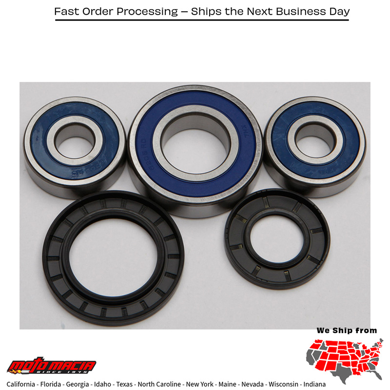 All Balls WHEEL BEARING & SEAL KIT Kawasaki KZ650D SR 1978-1979 Yamaha FZS600 FZ6R 2009-2017