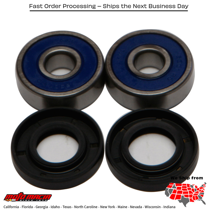 All Balls FRONT WHEEL BEARING/SEAL KIT Kawasaki KD 80 1975-1987 Kawasaki Km100 1976-1981 Yamaha TT-R125 2000-2003 Yamaha YZ80 1974-1981 Yamaha YZ60 1981-1983 Yamaha YSR50 1987-1992 Yamaha SRX250 1987-1987 Yamaha TT-R125E 2003-2009 Yamaha T