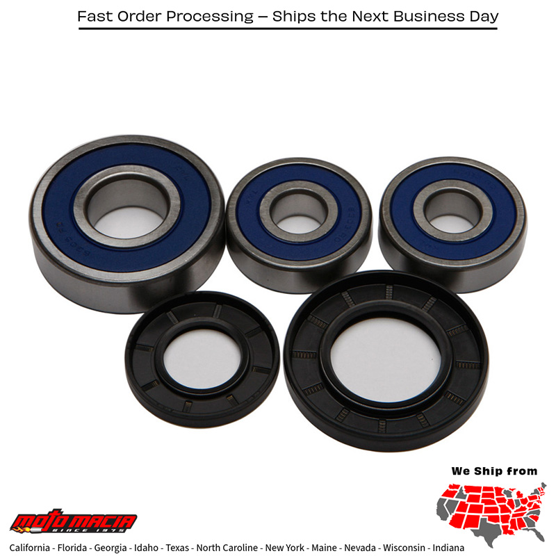 All Balls REAR WHEEL BEARING/SEAL KIT Suzuki GSX750F Katana 1989-2006 Suzuki VZ800 Marauder 1997-2004 Suzuki GSF400 Bandit 1991-1993 Yamaha FZR1000 1987-1988 Yamaha FZR750R 1988-1988 Suzuki GW250 (Inazuma) 2017-2017 Suzuki GW250F 2015-2015