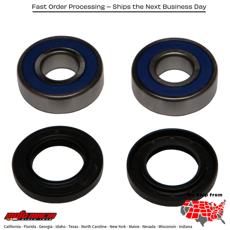 All Balls FRONT WHEEL BEARING/SEAL KIT Honda NC700J NM4 2016-2016 Honda CBR650F 2014-2018 Honda CBR650FA ABS 2014-2018 Triumph Tiger 1215 Explorer 2012-2015 Yamaha RS Vector 2005-2005 Yamaha SX Viper Mountain 2005-2005 Polaris Ranger Crew