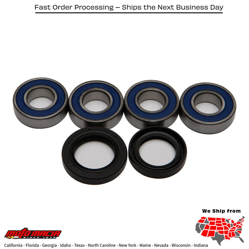 All Balls FRONT WHEEL BEARING KIT Honda GL1800 Gold Wing Airbag 2007-2010 Honda GL1800HP Gold Wing Audio/Comfort 2006-2010 Honda GL1800HPN Gold Wing Audio/Comfort/Navi 2006-2010 Honda GL1800HPNA Gold Wing Audio/Comfort/Navi/ABS 2006-2010 H