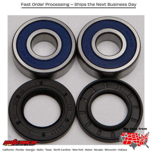 All Balls  FRONT/REAR WHEEL BEARING/SEAL KIT Honda VTX1800T Tourer 2007-2008 Honda VTX1300S Retro Spoke 2003-2007 Honda VTX1800S Retro Spoke 2002-2006 Kawasaki KZ1300 1979-1982 Kawasaki KZ1000E Shaft 1979-1980 Kawasaki KZ1300B 1980-1980 Suz