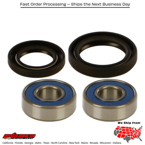 All Balls  FRONT WHEEL BEARING KIT Kawasaki EX500 1987-1993 Kawasaki EL250 Eliminator 1988-1994 Kawasaki EX305 GPz 1983-1983 Kawasaki EX250F Ninja 250R 1986-2010 Gas-Gas EC 200 2011-2011 Gas-Gas EC 250 2011-2011 Gas-Gas EC 300 2011-2011 Pol