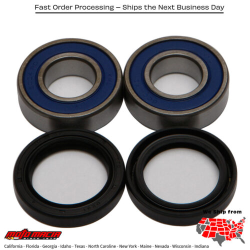 All Balls  FRONT WHEEL BEARING/SEAL KIT Kawasaki EX650 Ninja 650 ABS 2013-2021 Kawasaki Z800 2016-2016 Kawasaki EN650 Vulcan S 2015-2020 Triumph Thruxton 1200 2016-2016 Triumph Thruxton 1200 R 2016-2016 Triumph Street Twin 900 2016-2017 Tri