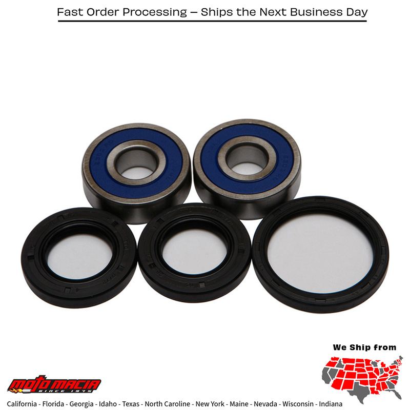All Balls FRONT WHEEL BEARING KIT Yamaha XVS13CT V-Star 1300 Tourer 2007-2017 Yamaha XVS95 V-Star 950 2009-2015 Yamaha XVS95CT V-Star 950 Tourer 2009-2017 Yamaha XVS11 V-Star 1100 Custom 1999-2009 Yamaha XVS11A V-Star 1100 Classic 1999-200