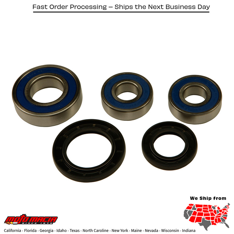 All Balls REAR WHEEL BEARING/SEAL KIT Yamaha FZS600 Fazer 1998-1998 Triumph Tiger 1050 2007-2012 Kawasaki VN1700 Vulcan 1700 Vaquero 2011-2021 Kawasaki VN1700 Vulcan 1700 Classic 2009-2013 Kawasaki VN1700 Vulcan 1700 Classic LT 2009-2013 K