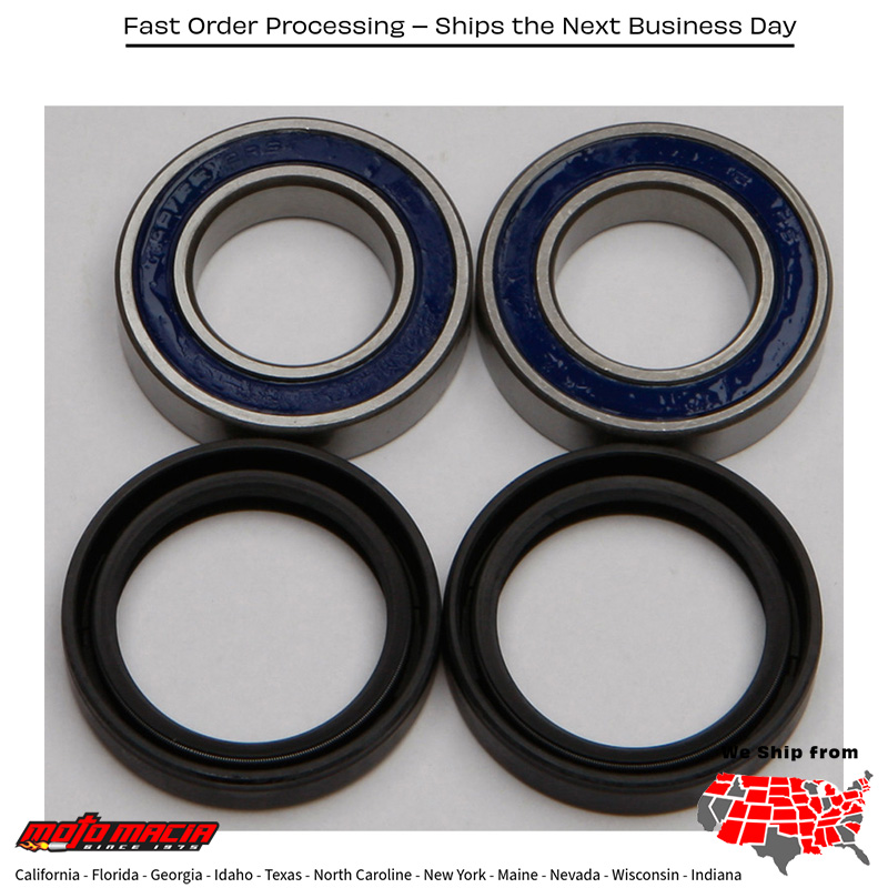 All Balls FRONT WHEEL BEARING/SEAL KIT Yamaha YZ250FX 2015-2021 Yamaha YZ450FX 2016-2021 Suzuki RMX450Z 2010-2019 Suzuki RM-Z250 2007-2021 Suzuki RM-Z450 2005-2020 Yamaha YZ250F 2014-2022 Yamaha YZ450F 2014-2022 Yamaha WR450F 2019-2021 Yam
