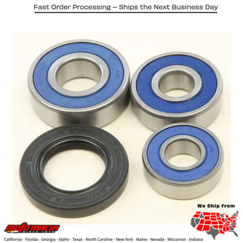 All Balls  WHEEL BEARING & SEAL KIT Suzuki GZ250 Marauder 1999-2009 Suzuki GN250 1982-1988 Suzuki GS250T 1980-1981 Polaris 600 Touring 136" 2006-2006