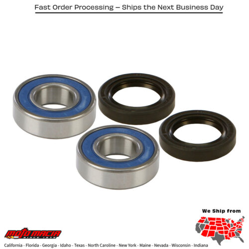 All Balls  FRONT WHEEL BEARING KIT Honda CRF1000L Africa Twin 2016-2019 Yamaha RX Warrior 2004-2004 Yamaha RX-1 Mountain 2004-2004 Honda TRX250TE Recon ES [SRA] 2002-2023 Honda TRX250TM Recon [SRA] 1997-2023 Honda NHX110 Elite 2010-2010 Hon