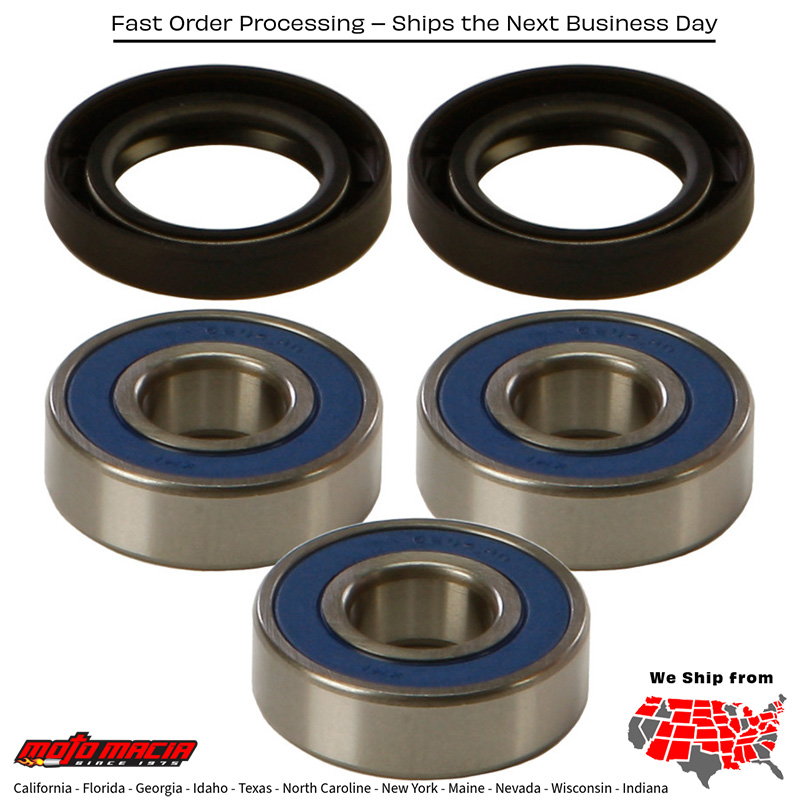 All Balls WHEEL BEARING & SEAL KIT BMW F800R 2009-2017 Moto Guzzi 850 Lemans 1976-1976 BMW F700GS 2013-2016 BMW F800GS 2008-2017 Suzuki DL1000 V-Strom 2012-2012 Suzuki TU250X 2012-2012 Suzuki DR650SE 2012-2012