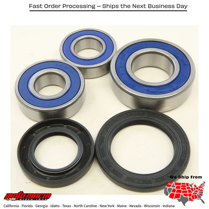 All Balls REAR WHEEL BEARING KIT Yamaha FZ-07 2015-2017 Yamaha FJ-09 2015-2016 Yamaha XSR900 2016-2021 Yamaha FZ-09 2014-2017 Yamaha MT-07 2018-2022 Yamaha MT-09 2018-2020 Yamaha XSR700 2018-2021 Yamaha MTT9 Tracer 900 2019-2019 Yamaha MTT
