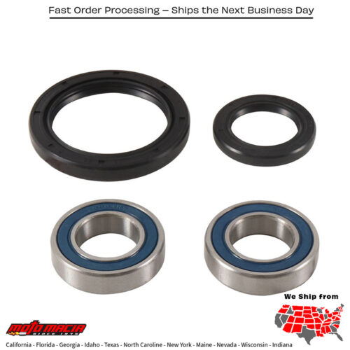 All Balls  FRONT WHEEL BEARING/SEAL KIT Suzuki DR-Z400S 2000-2021 Suzuki DR-Z400SM 2005-2021 Suzuki DR-Z400E 2000-2008 Suzuki DR-Z400 2000-2004 Suzuki DR-Z400E Non CA Model 2000-2008