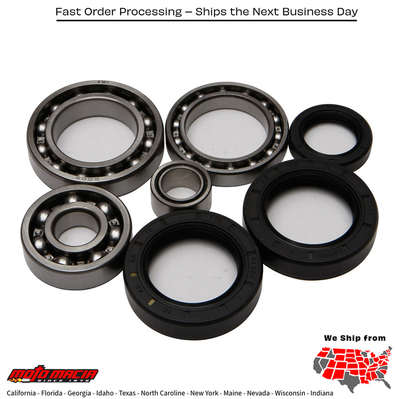 All Balls REAR DIFFERENTIAL BEARING AND SEAL KIT Honda TRX200 Fourtrax 1984-1984 Honda ATC200ES 1984-1984