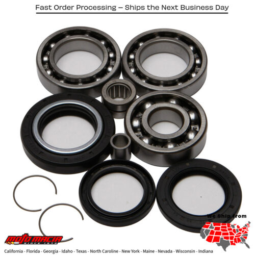 All Balls  REAR DIFFERENTIAL BEARING AND SEAL KIT Honda TRX350 1986-1987 Honda TRX350D 1987-1989