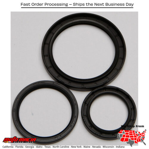 All Balls  DIFFERENTIAL SEAL KIT Yamaha YFM250B Big Bear [SRA] 2007-2009 Yamaha YFM350X Wolverine 2WD [SRA] 2006-2009 Yamaha YFM350FG Grizzly 4WD [SRA] 2007-2014 Yamaha YFM250B Bruin 2WD [SRA] 2005-2006 Yamaha YFM350BA Bruin 2WD [SRA] 2004-
