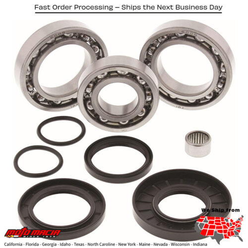 All Balls  REAR DIFFERENTIAL BEARING AND SEAL KIT Kawasaki KVF300 Brute Force [SRA] 2012-2022