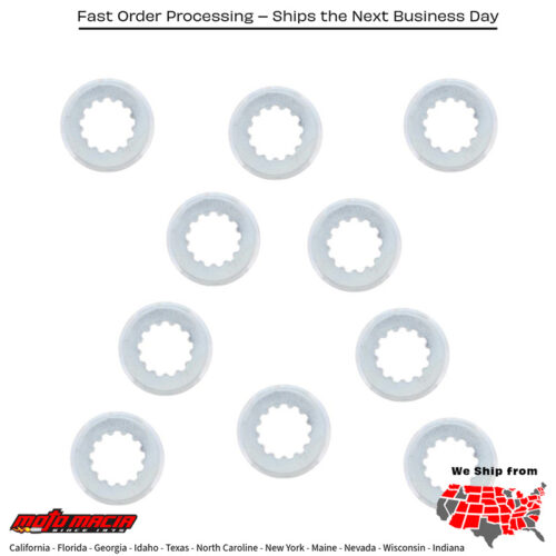 All Balls OEM Part 09167-22012 Sprocket Retainer Kit 10 pk Washers or Snap- more