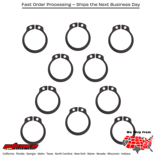 All Balls OEM Part 09380-20007 Sprocket Retainer Kit 10 pk Washers or Snap- more
