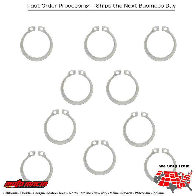 All Balls OEM Part 52033096000 Sprocket Retainer Kit 10 pk Washers or Snap- more