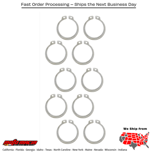 All Balls  COUNTERSHAFT CLIP 10/PK KTM 300 MXC 1994-2003 KTM 250 MXC 1998-2001 KTM 380 Exc 1998-2002 KTM 380 Mxc 1998-2001 KTM 380 Sx 1998-2002 KTM 250 EGS 1994-1999 KTM 300 EGS 1994-1999 KTM 360 EGS 1996-1997 KTM 380 EGS 1998-1999 KTM 250