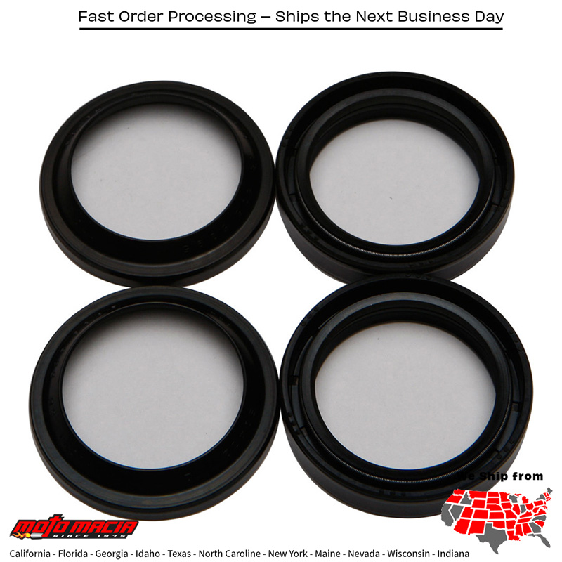All Balls FORK & DUST SEAL WIPER KIT Honda CR125R 1981-1983 Honda XR250R 1984-1985 Kawasaki KL600 1984-1986 Kawasaki KDX 450 1982-1982 Kawasaki KDX 420 1981-1981 Kawasaki KX420 1980-1981 Kawasaki KDX 400 1979-1980 Kawasaki KLR650 1987-2007