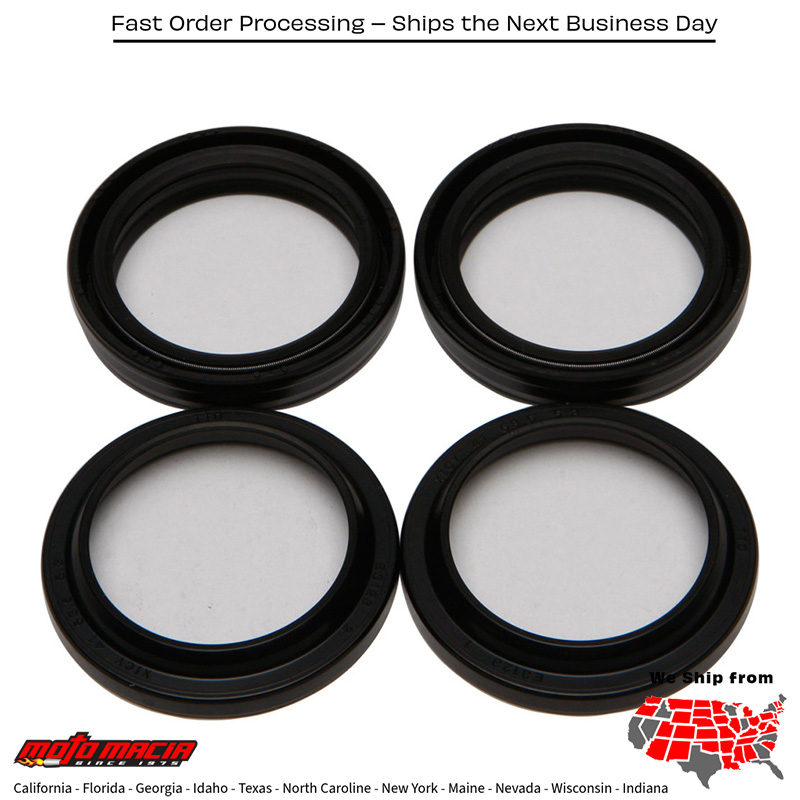 All Balls FORK & DUST SEAL WIPER KIT Honda XL250R 1986-1987 Honda XR500R 1983-1984 Honda XR250R 1986-2004 Suzuki DR650S 1990-1995 Polaris 500 Classic 2006-2006 BMW G310GS 2018-2021 BMW G310R 2018-2021 Suzuki DR650SE 1990-1995