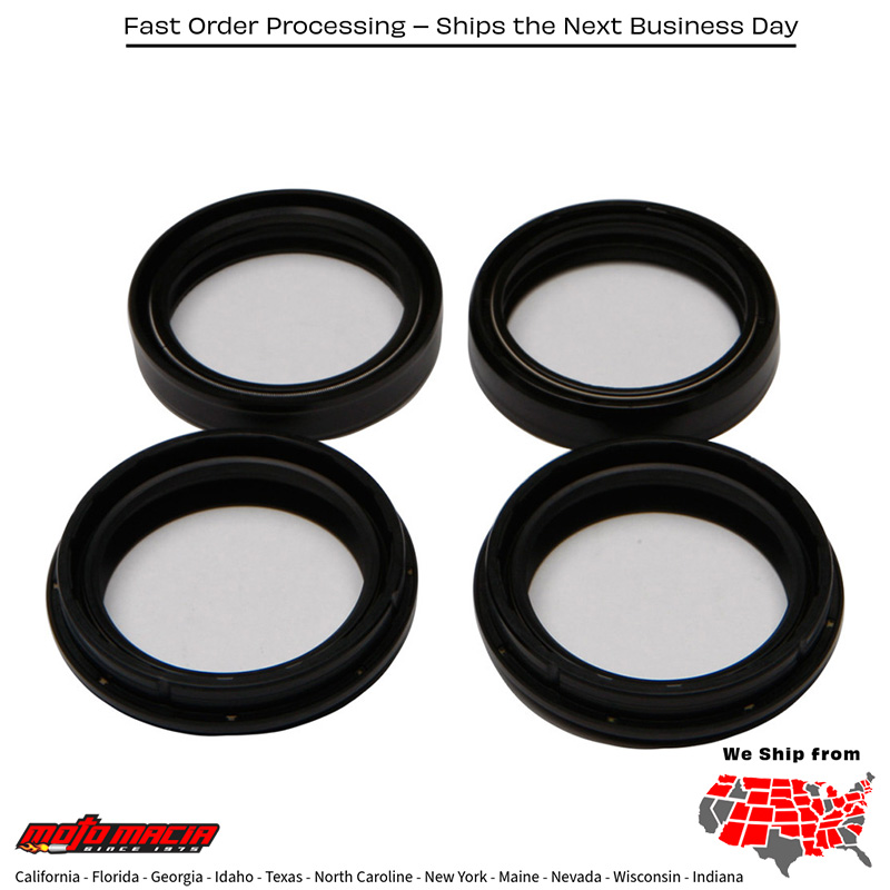 All Balls FORK & DUST SEAL WIPER KIT BMW F800R 2009-2013 Triumph Tiger 800 XR 2015-2016 Triumph Tiger 800 XRx 2015-2016 Triumph Sprint St 1050 1999-2006 Triumph Sprint St 955 I.E. 1999-2004 Triumph Thruxton 1200 R 2016-2016 Triumph Tiger 8