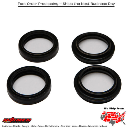 All Balls  FORK & DUST SEAL WIPER KIT Triumph Tiger 900 1995-1998 Yamaha XTZ1200E Super T̩n̩r̩ ES 2014-2017 Yamaha FZS600 Fazer 2004-2004 Triumph Thunderbird 1995-1998 Triumph Tiger 1050 1995-1999 Yamaha XTZ1200 Super T̩n̩r̩ 2012-2017 Suzuki TL10
