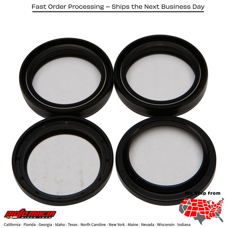 All Balls FORK & DUST SEAL WIPER KIT Honda CR480R 1982-1982 Honda CR125R 1984-1986 Honda CR250R 1982-1982 Kawasaki KX250 1982-1987 Kawasaki KDX 200 1986-1992 Kawasaki KX125 1983-1987 Kawasaki KX500 1983-1987 Suzuki DR650SE 1996-2014 Suzuki
