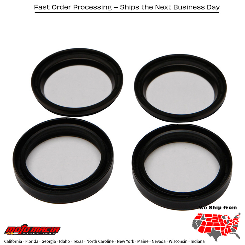 All Balls FORK & DUST SEAL WIPER KIT Honda XR650R 2000-2007 Kawasaki KX250 1989-1989 Kawasaki KX125 1989-1989 Kawasaki KX500 1989-1989 Suzuki RM125 1989-1989