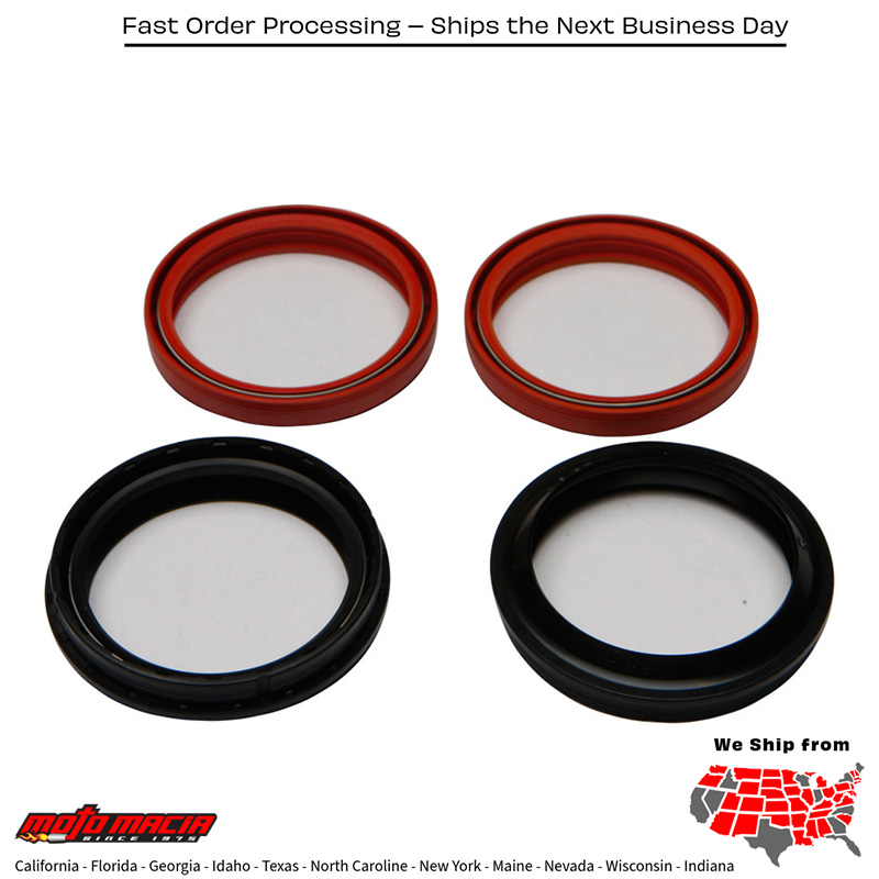 All Balls FORK & DUST SEAL WIPER KIT KTM 250 SX 1998-1999 KTM 620 Super Moto 4-Stroke 1998-1999 KTM 620 SX 4-Stroke 1997-1999 KTM 400 TXC 4-Stroke 1998-1998 KTM 620 Lc4 Sx 1997-1998 KTM 620 RXC 4-Stroke 1997-1998 KTM 620 TXC 4-Stroke 1998- - Image 2